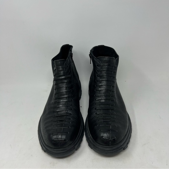 $459 John Fluevog Poalima Leather Ankle Boots with Zipper Size Women’s 11 - Picture 4 of 11